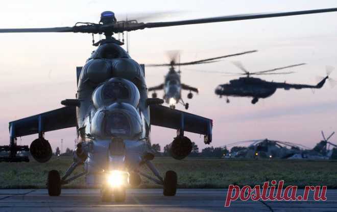 ТАСС: Армия и ОПК - "Ночные охотники" и "Аллигаторы": российские боевые вертолеты