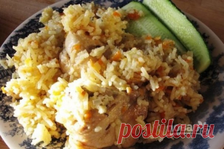 Простой рецепт плова с курицей - пошаговый рецепт с фото на Повар.ру