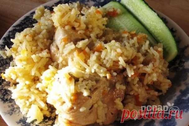 Простой рецепт плова с курицей - пошаговый рецепт с фото на Повар.ру