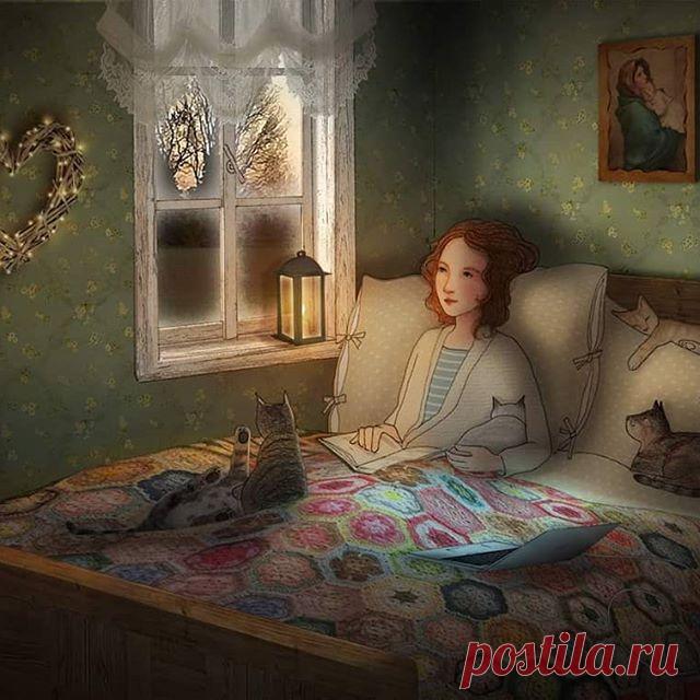 Photo by Bettina Baldassari on December 18, 2018. На изображении может находиться: 1 человек, спальня и в помещении.