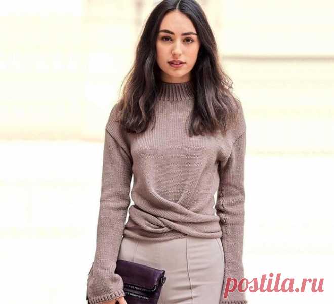 Стильный, элегантный кашемировый пуловер