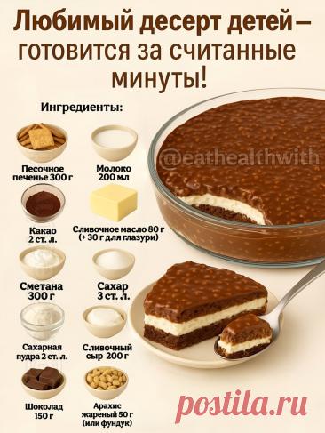 Десерт без выпечки.