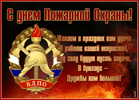 Пусть огоньки в глазах блестят,
А вокруг гаснут постоянно.
За это люди очень чтят
Наш щит — пожарную охрану!