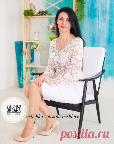 Благородный стиль лаконичного ирландского кружева дизайнера Oksana Velichko | V.Smolyakova Art Lace | Яндекс Дзен