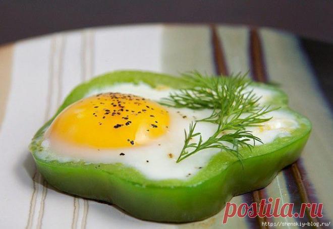 ГЛАЗУНЬЯ В КОЛЬЦАХ БОЛГАРСКОГО ПЕРЦА. | Варварушка-Рукодельница