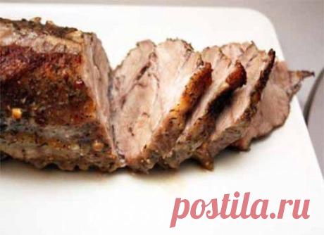 Свинина, запеченная в соли | Домашняя кулинария