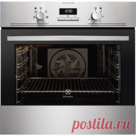 Купить Духовой шкаф электрический Electrolux EOB 93402AX серебристый  / Интернет-магазин &quot;Vseinet.ru&quot;
Electrolux EOB93402AX – электрический духовой шкаф объемом 74 литра, отличный выбор для тех, кто ценит в бытовой технике сочетание многофункциональности и элегантного дизайна. Разнообразные режимы работы духовки, включая гриль, кольцевой элемент и вентилятор, программирование работы при помощи таймера – все для вашего удобства и комфорта в повседневных кухонных хлопотах.