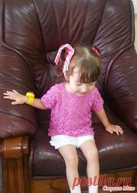 Кофточка круглыми мотивами для моей дочурки. - Все в ажуре... (вязание крючком) - Страна Мам