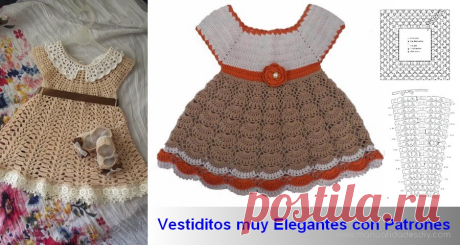 Vestiditos muy Elegantes con Patrones ⋆ Manualidades Y DIY Hol@ amig@. Si usted es una persona que ama el crochet y las artesanías, hoy presentamos un bello vestido en crochet con sus patrones, super fácil de hacer. Con estas inspiraciones puedes hacer un vestidito muy elegante para niña, aumentando así tu … Ler mais... →