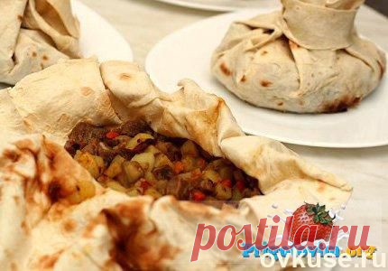 Мясо в армянском лаваше - Простые рецепты Овкусе.ру
