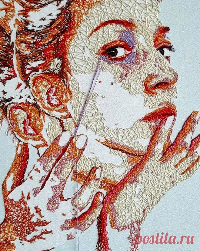 Красочные картины, созданные иглой и нитью: рукодельный instagram недели — Мастер-классы на BurdaStyle.ru