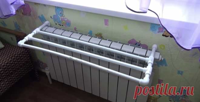 Полезная самоделка для жены из пластиковой трубы.