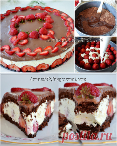 Торт &quot;Клубника в шоколаде&quot;