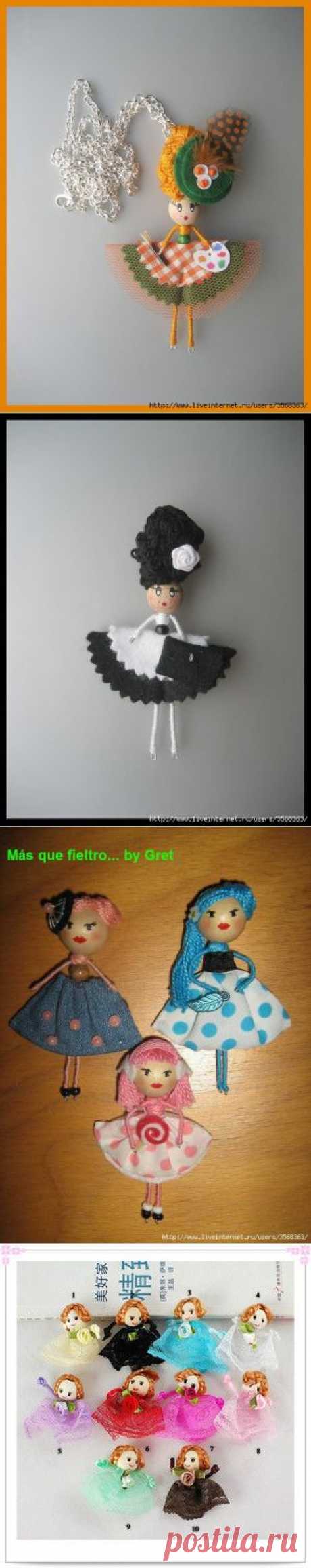 &quot;Мал золотник,да дорог&quot; - мини-куколки.