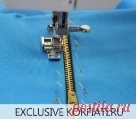 Карманы на молнии - обработка от Анастасии Корфиати