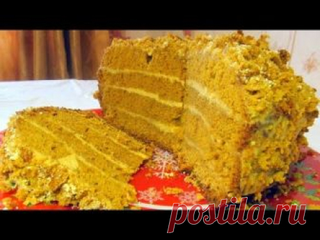 Медовый торт в мультиварке рецепты с фото - Каталог рецептов
