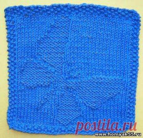 Теневое вязание спицами