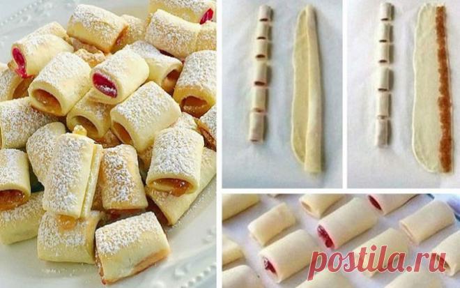 Печенье с повидлом