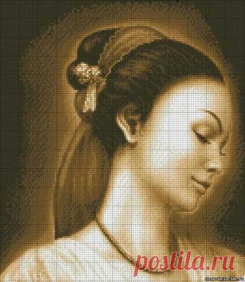 Дама с зонтиком