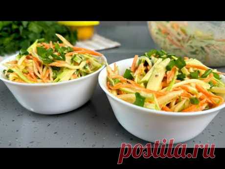 САЛАТ "Стройняшка"! Всего 3 простых продукта + заправка! Ем сколько хочу и худею,салат жиросжигающий