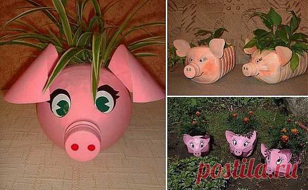 ИЗ ПЛАСТИКОВЫХ БУТЫЛОК
