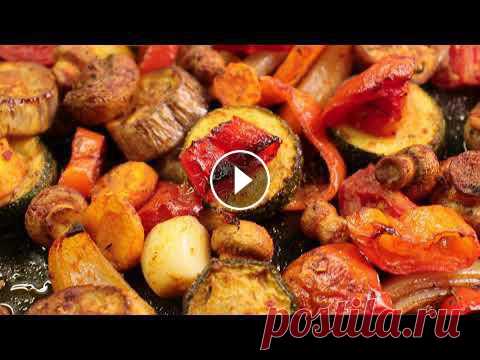 Овощи Гриль В Духовке Как на Мангале ||С ДымкомВкусные овощи-гриль в домашней духовки. Овощи, подрумяненные на гриле - супер-гарнир и к шашлыку, и к л...