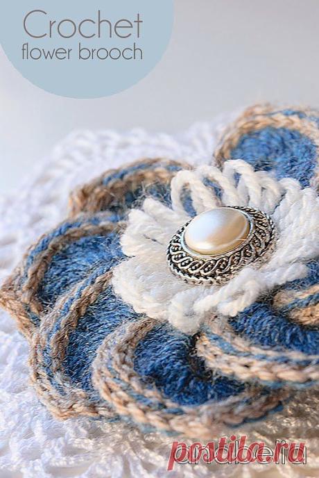Anabelia Handmade: Crochet brooches, chart and tutorials
