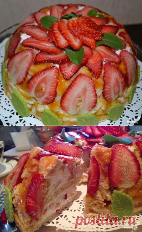 Тортик &quot;Жду лета&quot; - Простые рецепты Овкусе.ру