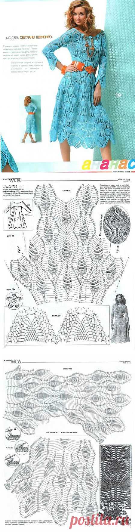 Платье "Ананас"