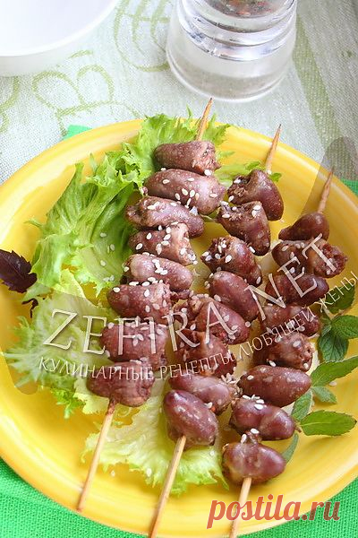 Шашлычки из куриных сердечек - домашние рецепты с фото