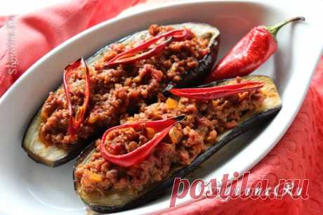 Баклажаны, фаршированные мясом по-турецки: рецепт с фото