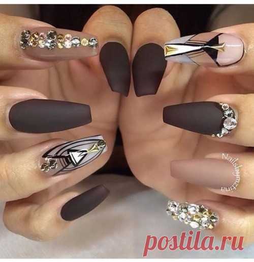 Дизайн ногтей 2020 форма балерина | идеи маникюра, фото, тенденции - Ladiesvenue.ru