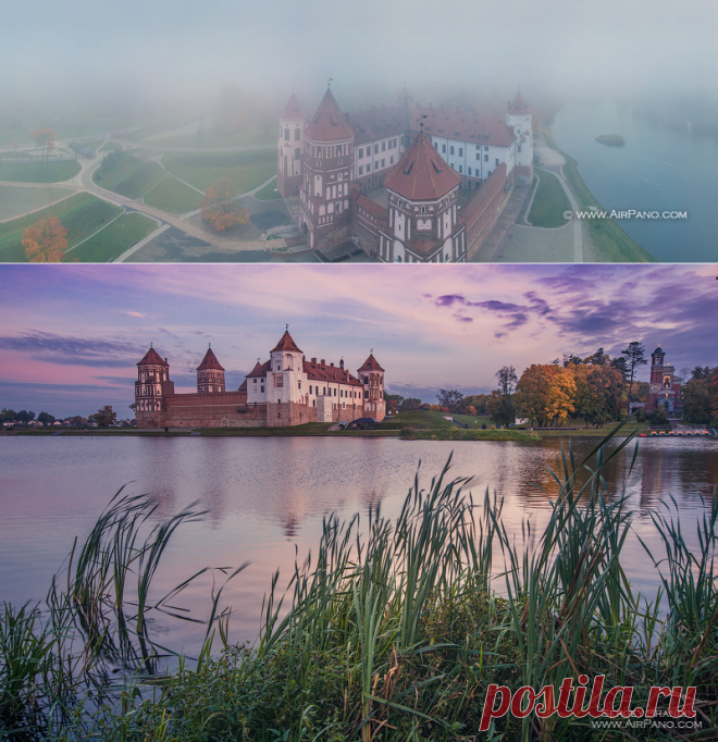 Мирский замок, Беларусь | Сферические aэропанорамы, фотографии и 360° виртуальные туры самых красивых городов и уголков нашей планеты, 360° панорамы вокруг света