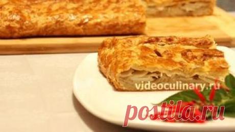 Картофельный пирог из слоеного теста