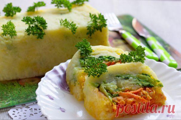 Картофельно-морковная запеканка с брокколи - пошаговый рецепт с фото на Повар.ру