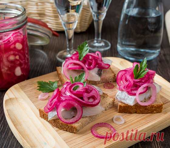 Маринованный красный лук | Вкусный блог - рецепты под настроение