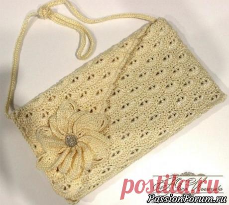 Клатч своими руками. Описание и схема | Вязаные крючком аксессуары