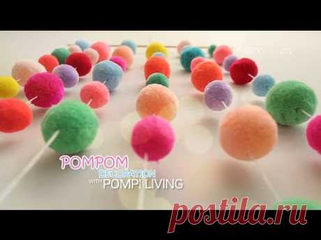 D'SIGN - DIY Cute Pom Pom Decorations