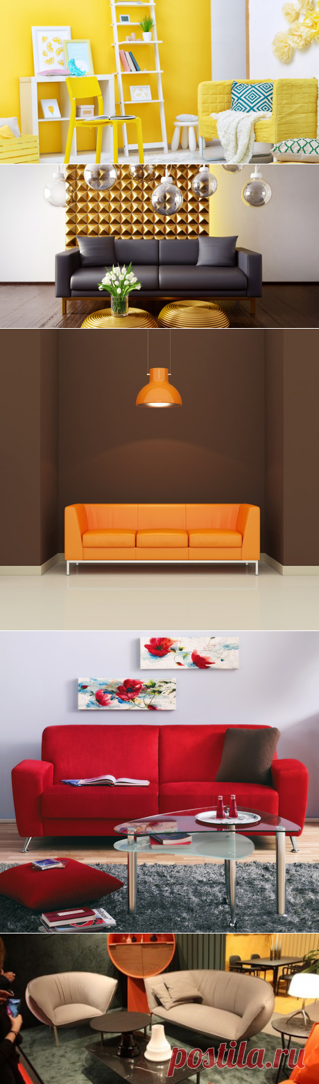 Психология цвета интерьера. расскажем о теплых цветах