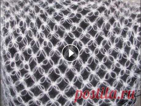 Соломонов узел, или как его еще называют Соломоновы петли - эффектный воздушный узор, который красиво смотрится в любой пряже, но особенно интересно -...