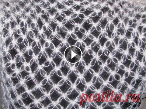 Соломонов узел, или как его еще называют Соломоновы петли - эффектный воздушный узор, который красиво смотрится в любой пряже, но особенно интересно -...