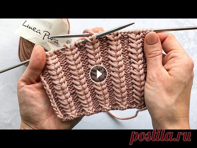 Супер классный узор колоски спицами для шапок, снудов, кардиганов, свитеров. Очень простой узор! Супер классный узор пышные колоски спицами для шапок, шарфов, снудов, кардиганов, свитеров, джемперов. Узор колоски при поворотном вязании и по кругу....