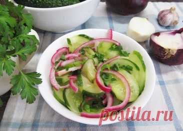 Быстрые маринованные огурчики — Домашняя кулинария