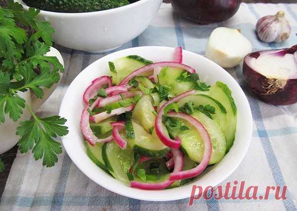 Быстрые маринованные огурчики — Домашняя кулинария