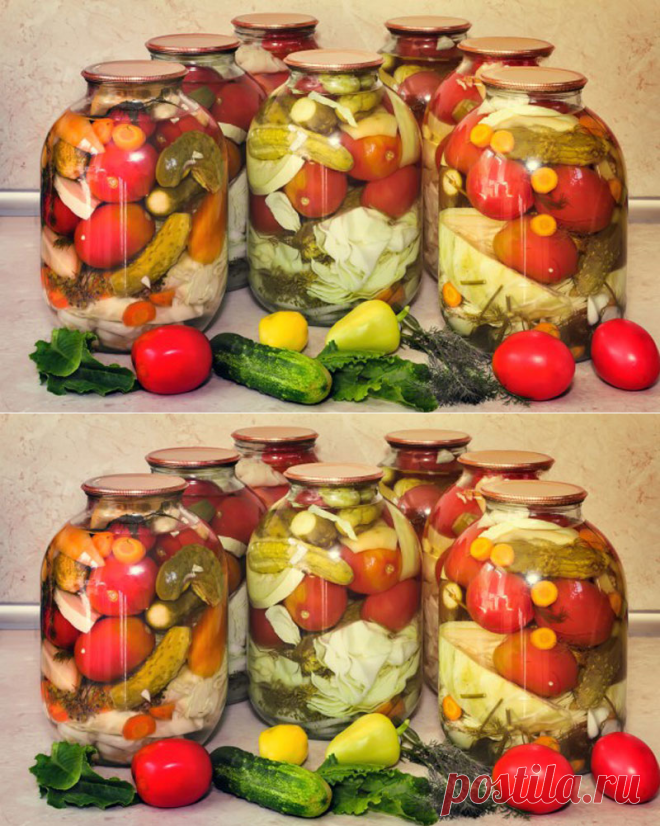 Овощное ассорти на зиму