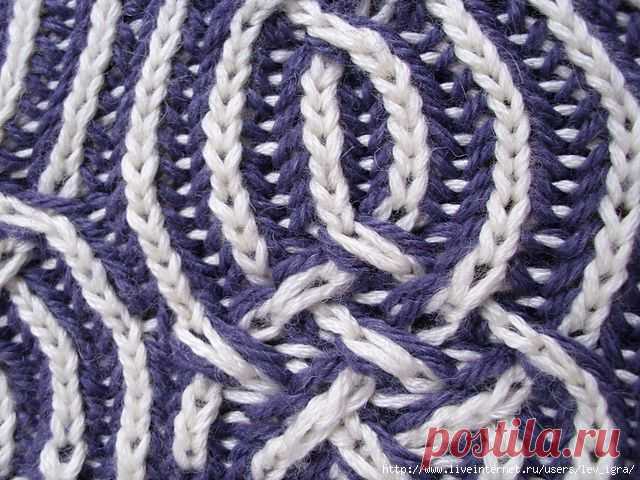 Brioche Stitch (бриош): описание техники вязания с использованием английской (патентной) петли в разных сочетаниях, направлениях и пр. Спицами. / Обсуждение на LiveInternet - Российский Сервис Онлайн-Дневников