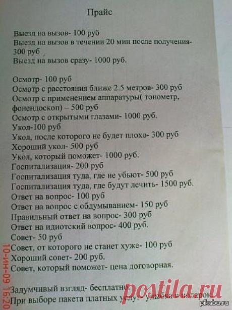 ВРАЧИ О ПАЦИЕНТАХ