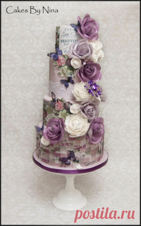 Violet - Cake by Cakes by Nina Camberley - CakesDecor