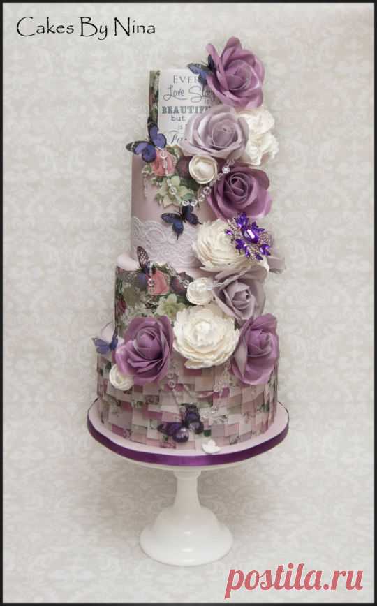 Violet - Cake by Cakes by Nina Camberley - CakesDecor