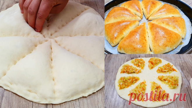 СКОРЕЕ СОХРАНЯЙТЕ РЕЦЕПТ !Вкуснее ЛЮБЫХ ПИРОЖКОВ! Рецептни Саклаб олинг камхарж хамёнбоп ! рецепт 24 шт тесто500 мл теплое молоко4 ч л сахар2 ч л соль4 яйца60 мл растит.масло14 гр дрожжи1150 гр муки НАЧИНКА1 кг капуста2 шт лук 1 большой морковьсоль...